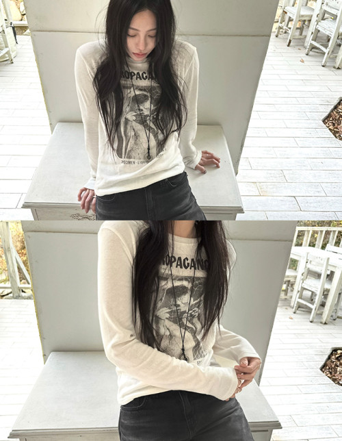 Áo thun LEVÉ Marron Flat 0